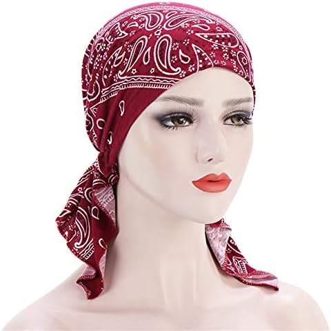 Müslüman rahat şapkalar kafa baskılı kap çiçek türban kadın şapka kap beyzbol kapaklar