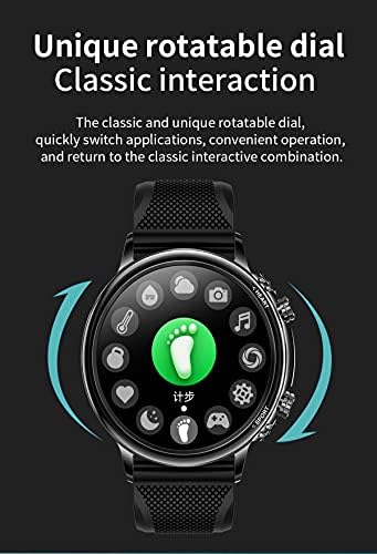 Tam Daire Tam Dokunmatik renkli ekran akıllı saat nabız monitörü Uyku Monitör Spor Parça Bluetooth Iş spor ızci Android ıOS