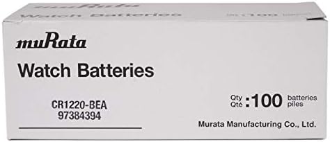 Murata CR1220 Pil DL1220 ECR1220 3V Lityum Madeni Para Hücresi (100 Pil)