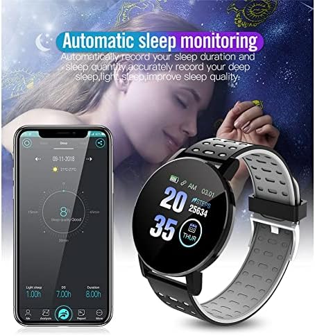CBARFA Akıllı Bilezik, akıllı Bluetooth saat Renkli Ekran Uyku İzleme Su Geçirmez Pedometre Egzersiz Bluetooth spor saat Pedometre