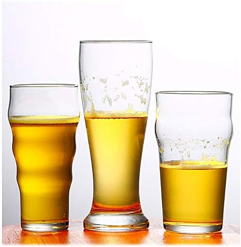 Büyük Kupa Bira Kupa Bira Züccaciye Fincan Prim Içme Pint Gözlük Soğuk Içecekler ıçin Soda Bira Zanaat Gözlük (Renk: Clear1)