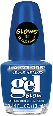 L. A Colors Oje Gibi Renk Çılgınlığı Jeli-Siyah Işıkta Parlıyor (Vampir)