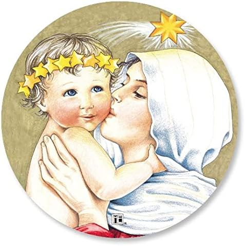 Mary Engelbreit'in Anne ve Çocuk Dini Mühürlerini Sevin-72 Zarf Mührü Seti