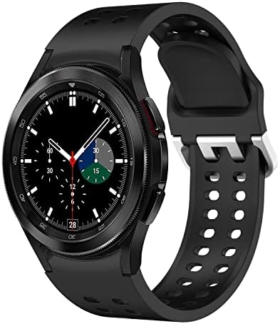 Samsung Galaxy Watch 4 için Anrır 40mm / 44mm Bantlar, Galaxy Watch 4 için 20mm Silikon Spor Bandı Klasik 46mm / 42mm, Galaxy