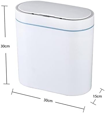 ASDFGH Akıllı sensör çöp tenekesi Elektronik Otomatik Ev Banyo Tuvalet Su Geçirmez Dar Dikiş Sensörü Kutusu