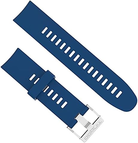 Tinwoo akıllı saat Bantları,22mm,TPU (Mavi)