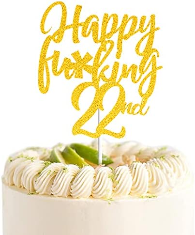 Mutlu 41st Doğum Günü Kırk Bir Siyah Altın Glitter Kek Toppers 41 Yaşında 41st Doğum Günü Yıldönümü Parti Süslemeleri Malzemeleri