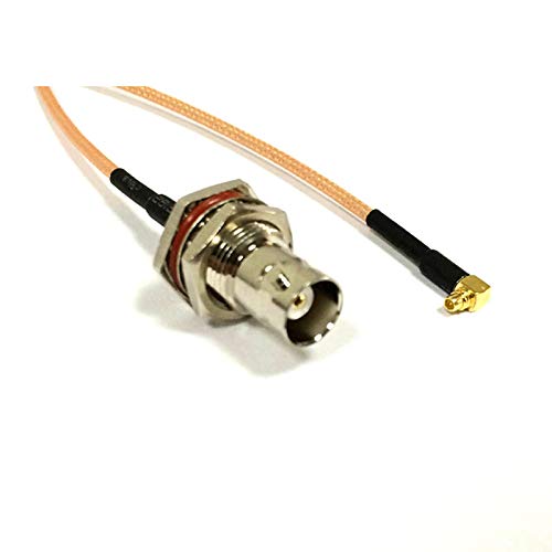 RF MMCX Erkek Dik Açı Anahtarı BNC Dişi Pigtail Kablo RG316 15cm 6