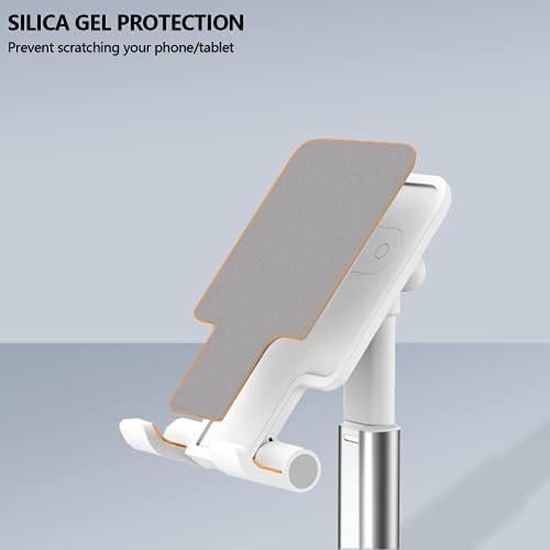 Teetle Cep telefonu standı Masa Açısı Yüksekliği Ayarlanabilir telefon tutucu Cradle Dock Kalın Kılıf Dostu Katlanabilir Kaymaz