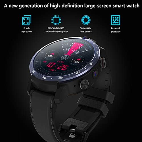 LZW Çok Fonksiyonlu akıllı saat Çift Kamera 4G Android İzle Çağrılabilir akıllı saat Yüz KIMLIĞI GPS spor saat Uygulanabilir