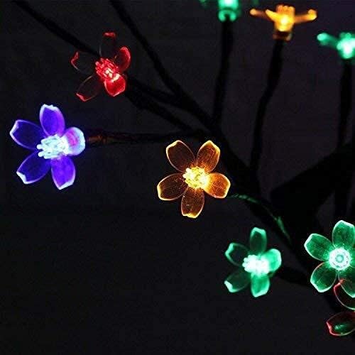 NICEAPR masa lambası AC110-220V 40 cm LED kiraz çiçeği ağacı ışıkları masa lambası gece ışıkları için yeni yıl ev peri düğün