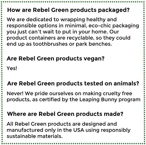 Rebel Green Doğal Çok Amaçlı Temizleme Spreyi-Uçucu Yağ Çok Yüzeyli Temizleyici-Çocuk Güvenli, Evcil Hayvan Güvenli ve Sürdürülebilir