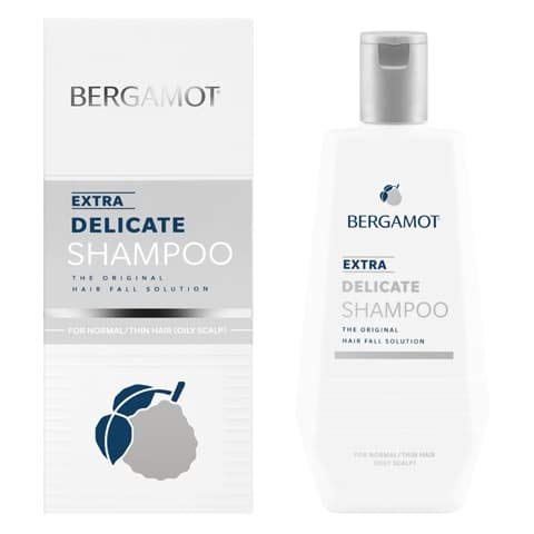 BERGAMOT Normal/ İnce Saçlar için Orijinal Ekstra Hassas Şampuan-310 ml x 4.