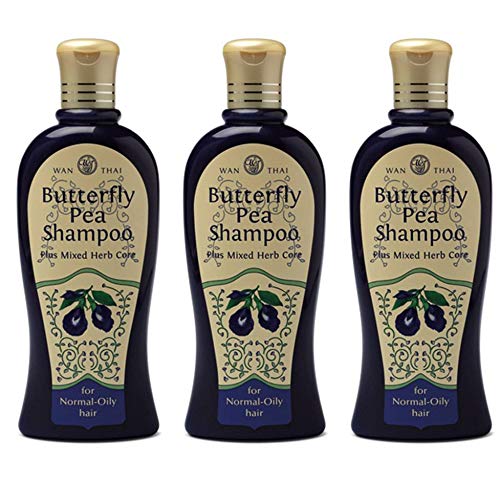 Normal ve Yağlı Saçlar için Wanthai Kelebek Bezelye Şampuanı - 300 ml x 3.