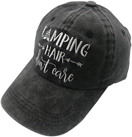 HHNLB Unisex Kamp Saç Bakım Yok 1 Vintage Kot beyzbol şapkası Klasik Pamuk Baba Şapka Ayarlanabilir Düz Kap