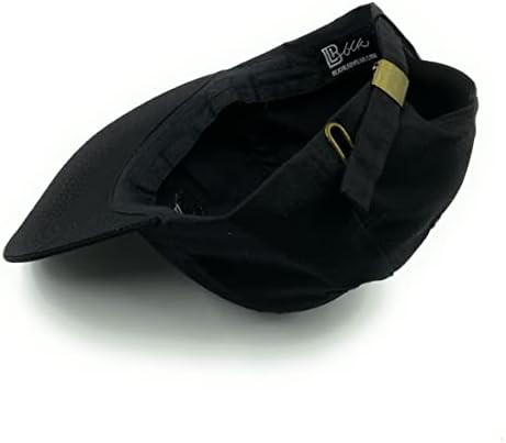 Maça Ası-Yapılandırılmamış Düz Kenarlı Askılı Şapka (Siyah)