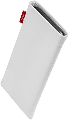 Sony Ericsson Xperia arc için fitBAG Kaya Beyaz Özel Uyarlanmış Kol S. Ekran Temizliği için Entegre Mikrofiber Astarlı İnce