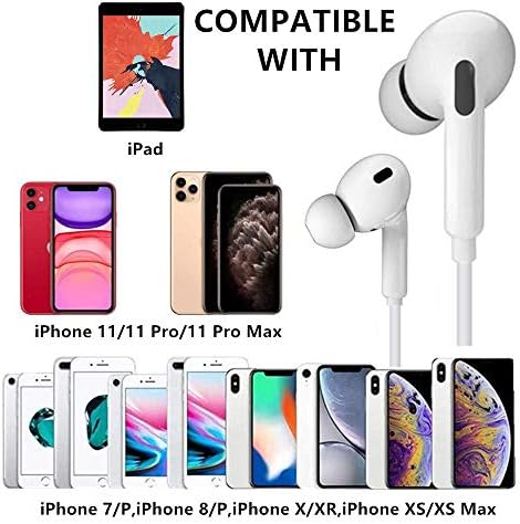 Kulakiçi Kablolu Kulaklık ınEar iphone için kulaklıklar 1212 Mini12 Pro Max1111Pro Kulaklıklar, BCRKLO Mikrofon Stereo Gürültü