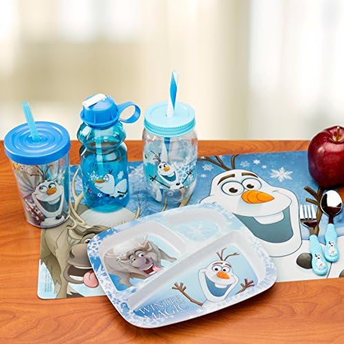 Zak, Disney Dondurulmuş Çocuk Placemat'ı Tasarlıyor, 1 Set, Olaf