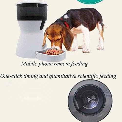 VVPONMEIQS Otomatik evcil hayvan Besleyici, Kedileri ve Köpekleri Beslemek için Akıllı Zamanlama ve Kantitatif Besleme Makinesi
