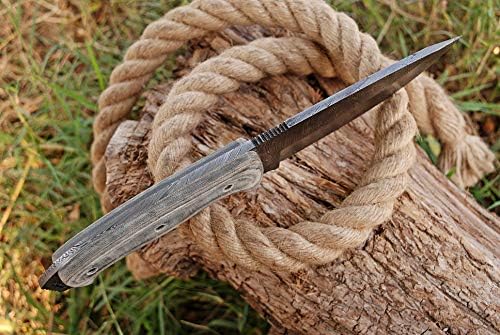 Şam Bushcraft Bıçak-Av Bıçağı-El Yapımı Hayatta Kalma Bıçağı, El dövme Sabit Bıçak Bıçağı, Kamp Bıçağı ve Hayatta Kalma Bıçakları,