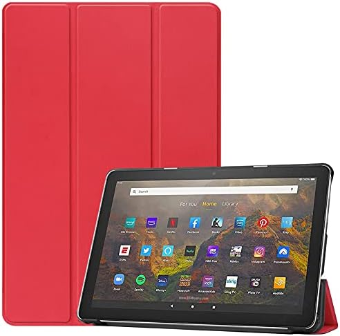Tablet PC Kılıf Çanta Kollu için Kindle Yangın HD10 2021 Tablet Kılıf Hafif Trifold Standı PC Sert Arka Coverwith Trifold &