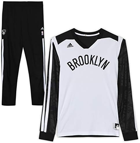 Andray Blatch Brooklyn Nets Oyuncusu-2013-14 NBA Sezonundan 0 Playoff Isınma Seti Giydi-NBA Maçında Kullanılan Formalar