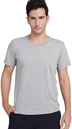 DEVE 2/4 Paketleri Erkekler Hızlı Kuru T-Shirt Kısa Kollu Nem Esneklik Tees Nefes Crewneck Gömlek Koşu için
