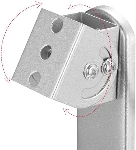 KFıdFran CCTV Kamera Montajı-Demir İç / Dış Mekan Kamera Montaj Braketleri 165mm Yükseklik Gümüş Ton(CCTV - Kamerahalterung-Eisen