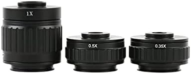 XMSH Mikroskop Aksesuarları Kiti için Yetişkin Dağı Lens Adaptörü Odak Ayarlanabilir Kamera Kurulum C Montaj Adaptörü için