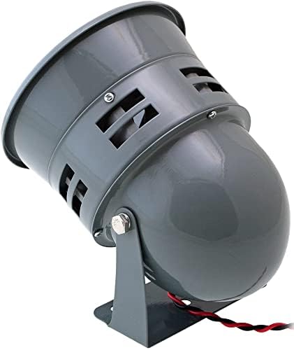 Vixen Boynuzları Loud Elektrik Motoru Tahrikli Metal Alarm / Siren (Hava Saldırısı) 12 V Krom Kaplama VXS4006C