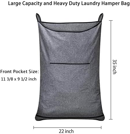QuickSwap-Büyük Asılı Çamaşır Sepeti Fermuarlı giysi saklama çantası İle Depolama Sepeti Çanta Banyo Malzemeleri Kapı-uzay-tasarrufu-53126-53126