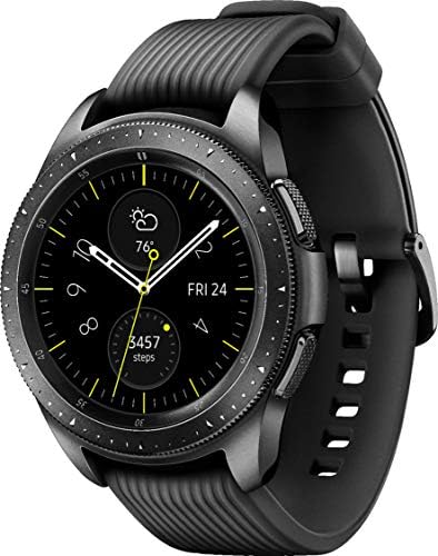 Samsung Galaxy Watch (42mm) Akıllı Saat (Bluetooth) Android/iOS Uyumlu-SM-R810 Uluslararası Sürüm-Garanti Yok ... (Gece Yarısı