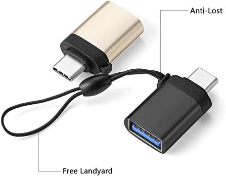 USB C'den USB Adaptörüne, Tip-C'den USB 3.0 OTG Adaptörüne, USB Tip-C Hub Dönüştürme Konektörüne Hızlı Şarj MacBook Pro, Google