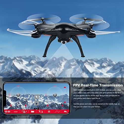 Cheerwing Syma X5SW-V3 FPV Drone ile 720 P Kamera Yetişkinler ve Çocuklar için, Bir Anahtar Başlangıç, yükseklik Tutun, özel