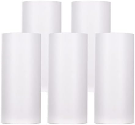 Yazıcı 10 Rolls Termal Kağıt Beyaz Yapışkan Kağıt BPA Ücretsiz 57x30mm için PeriPage PAPERANG Poooli Phomemo Cep Termal Yazıcı