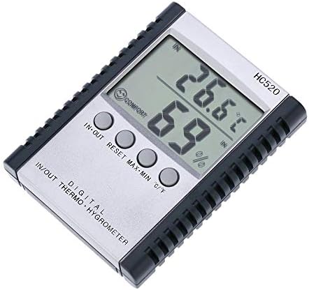 XJJZS LCD Dijital Kapalı / Açık Termometre Higrometre Sıcaklık Nem Ölçüm Dijital C / F Max Min Değeri Ekran