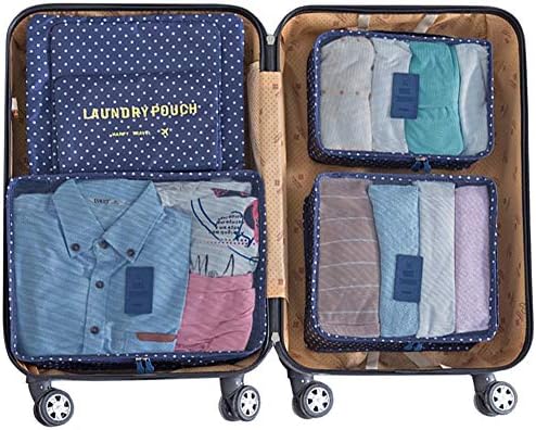 Mossio 7 Set Ambalaj Küpleri ile Ayakkabı Çanta - Seyahat Bagaj Organizatör Üzerinde Taşımak
