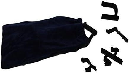 İbranice L kadife çanta siyah ile 27 Set