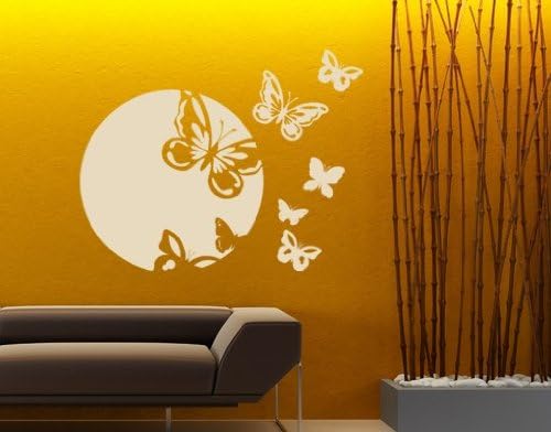 Bahar Uyanış Kelebekler Duvar Çıkartması Stil ve Uygula-Duvar Sticker, Vinil Duvar Sanatı, Ev Dekor, duvar Mural-2155-59in