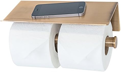 Telefon Raflı, Modern Tarz (Bronz, Çift Kişilik)Neater Nest Tersinir Tuvalet Kağıdı Tutacağı