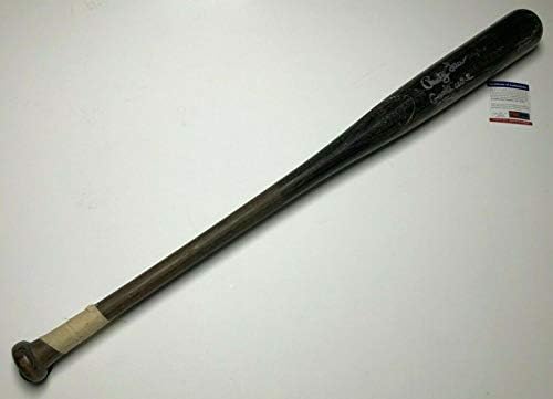 Rudy Law İmzalı Oyun Louisville Slugger Beyzbol Sopasını Kullandı *Dodgers PSA 4A72792-İmzalı MLB Yarasaları