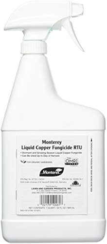 Hastalık Önleme için Monterey LG3190 Liqui-Cop Bakır Bahçe Sprey Fungisit, 32 oz