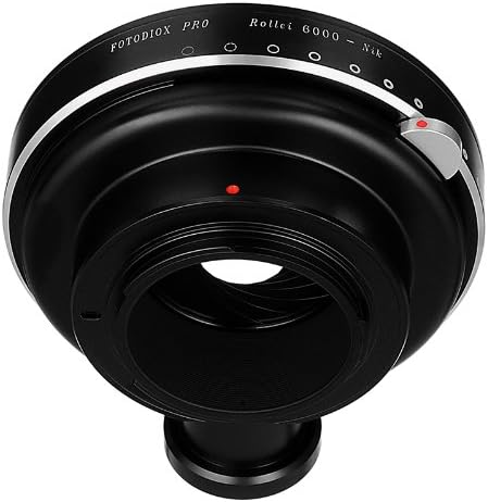 Fotodiox Pro IRİS Lens Montaj Adaptörü Nikon F-Mount Kameralar için Rollei 6000 Lensler ile Uyumlu