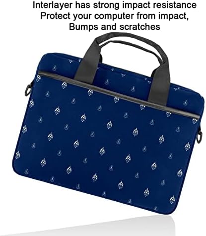Donanma Çiçek Çiçek laptop çantası Kadınlar için Messenger omuzdan askili çanta 14.5 İn Laptop taşıma çantası İş Evrak Çantası