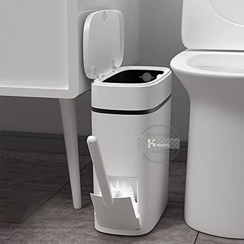 Banyo için Standlı BAYAN Çöp Kutusu ve Tuvalet Fırçası Seti