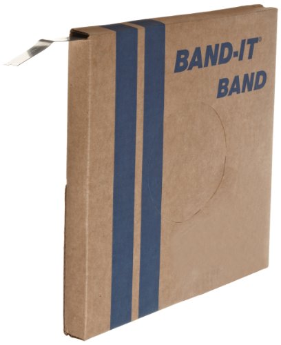 BAND-IT Valuband Band C14499, 200/300 Paslanmaz Çelik, 1/2 Geniş x 0.025 Kalın (100 Ayak Rulosu)