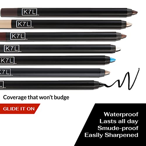 Kadınlar için Siyah-Suya Dayanıklı Eyeliner Kalem-K7L Kozmetik