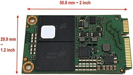 MTFDDAT256MBF Mikron SSD 256 GB mSATA MLC NAND M600 Serisi Mini SATA 6 Gb/s SED Şifreleme Katı Hal Sürücü Dell HP Lenovo için