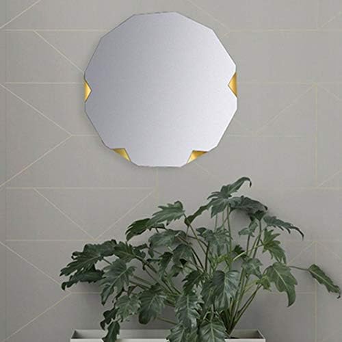 LRXG makyaj aynası, iskandinav Minimalist Banyo Pirinç Yumruk-Ücretsiz Duvar Asılı Kozmetik Ayna( Boyut: 70 cm)